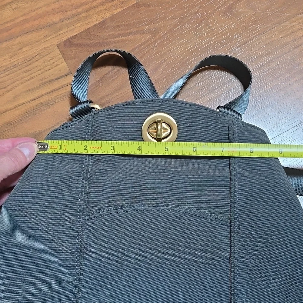 Baggallini Charcoal Gray Backpack Purse Bag